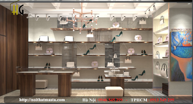 Thiết kế shop thời trang - túi xách - chị chi